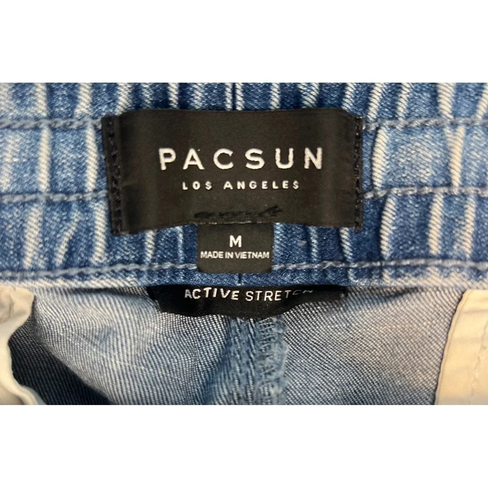 PACSUN Women's Skinny Jeans, Paint Stripes Down the Side, Zipper Bottom, Size M